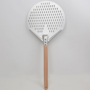 Odnímatelný 12nch 14 palcový hliníková kulatá pizza peel pizza lopata pizza špachtle pizza pádla