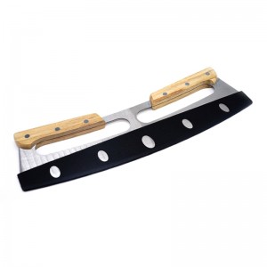 Horký prodejnerezové řezačky pizzy, pizzu pizza rocker pro kuchyňskýnástroj s ochranou plastového krytu